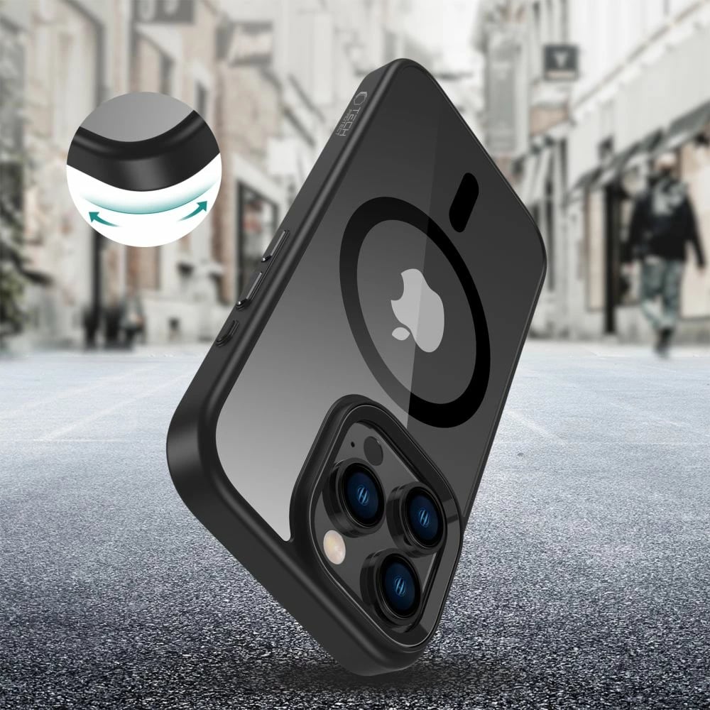 Mbështjellës Tech-Protect MagMat MagSafe për iPhone 16 Pro, Transparent