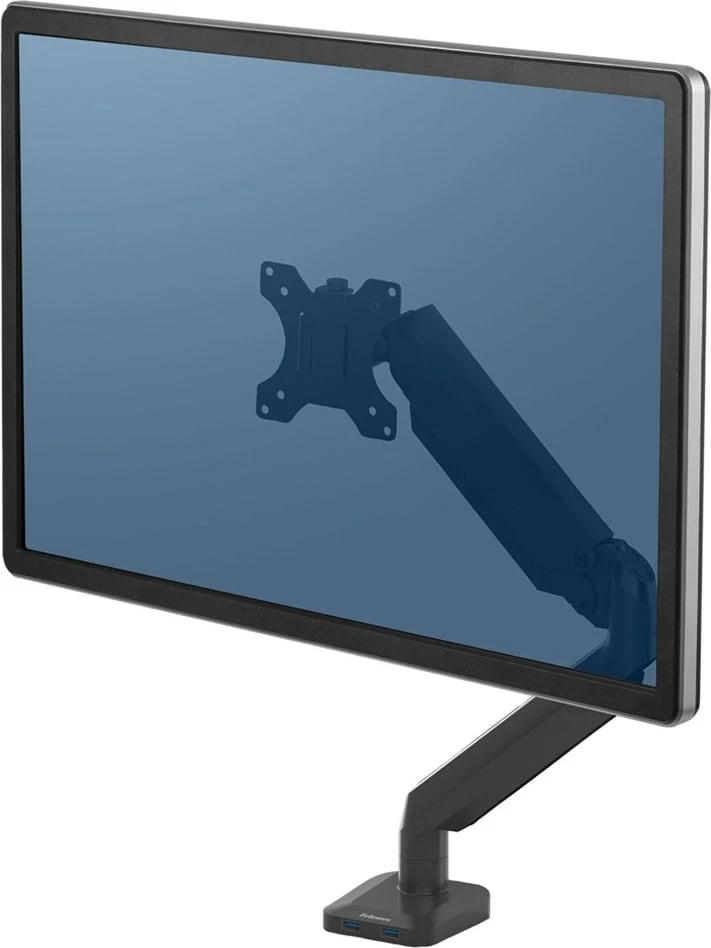 Mbajtëse për monitor Fellowes Ergonomics, 32", e zezë