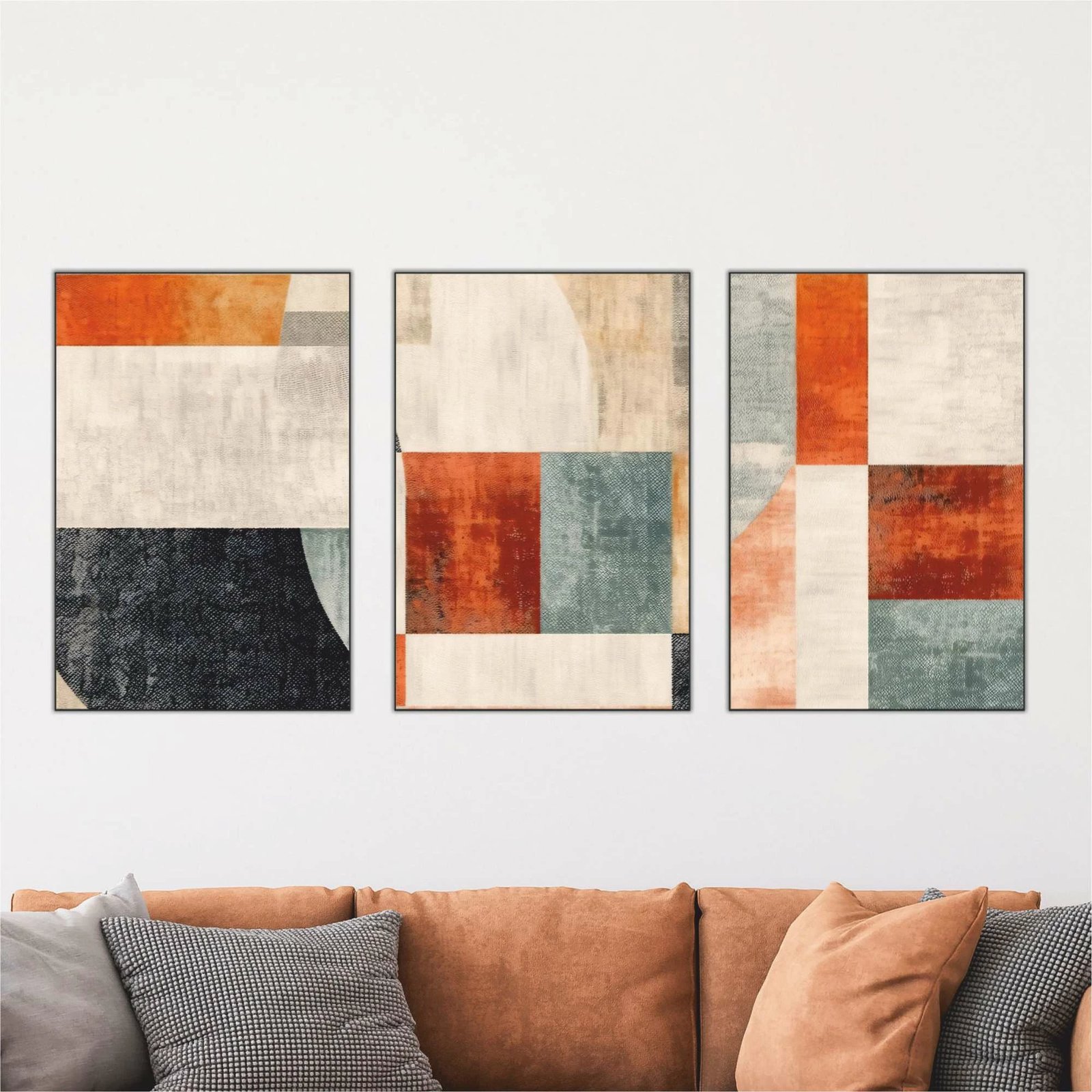 Pikturë dekorative MDF (3 copë), Wallity, shumëngjyrëshe, Mdf - 00120