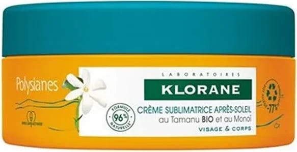 Krem aftersun për fytyrë dhe trup Klorane Polysianes unisex 200ml