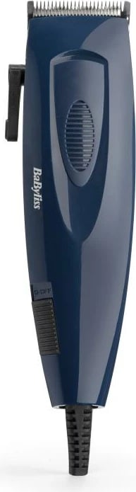 Makinë qethëse, BaByliss, E695E, me kabllo, tehe çelik inox, rregullim 0.5–25 mm, blu