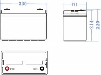 Bateri AGM, Green Cell, AGM29, 12V 90Ah, VRLA pa mirëmbajtje