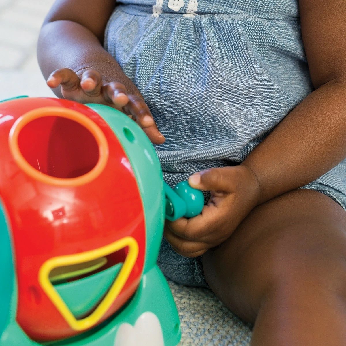 Sorter formash elefant Infantino Jumbo Shape Sorter 150306912, për 12m+, 5 blloqe, shumëngjyrë, set