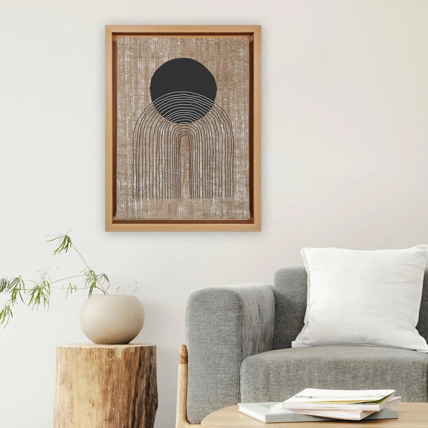 Pikturë dekorative në kanavacë, shumëngjyrëshe, Wallity, LNJ81795638343, 36x46cm