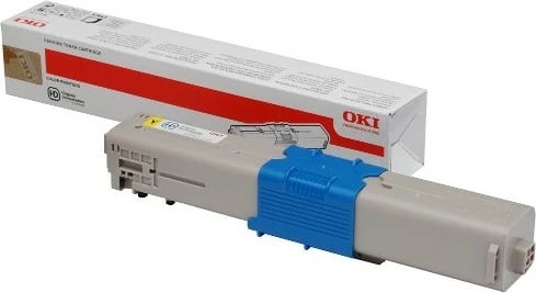 Toner OKI C532, i verdhë, 46490401