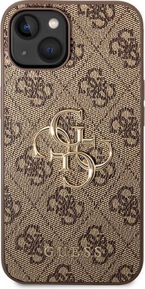 Mbështjellës Guess GUHCP15S4GMGBR për iPhone 15 6.1", 4G Big Metal Logo, Kafe Mbështjellës Guess GUHCP15S4GMGBR për iPhone 15 6.1", 4G Big Metal Logo, Kafe