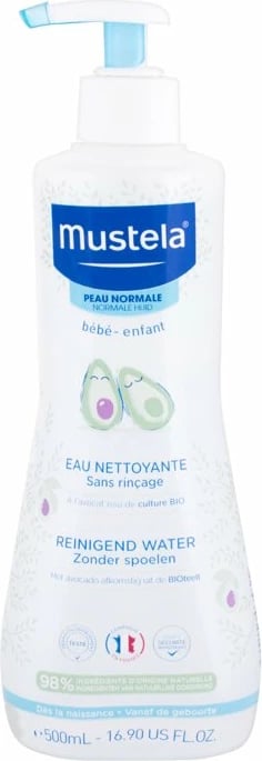 Ujë pastrues për fëmijë Mustela Bébé, 500ml