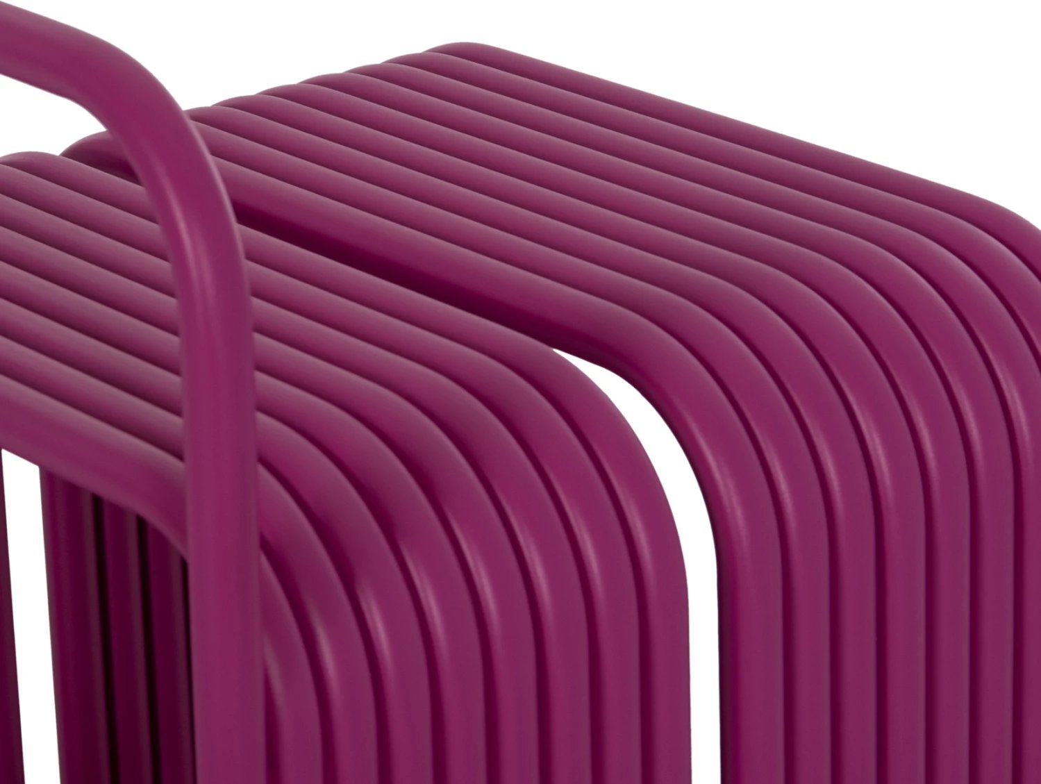 Karrige e ulët INTREPID, alumin, ngjyrë e purpurt, 40x38x55cm