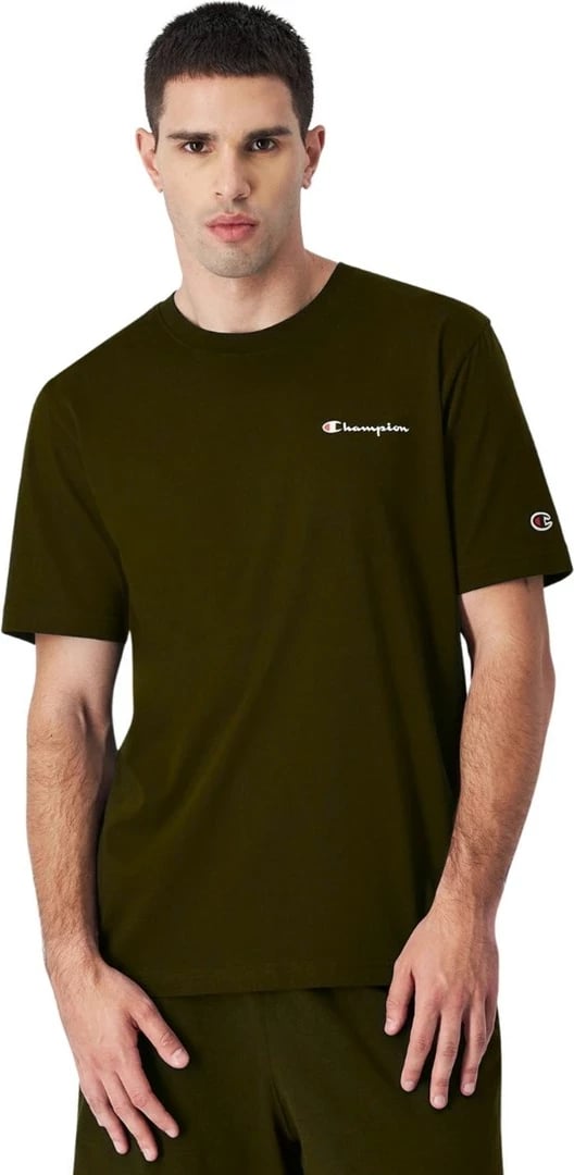 T-shirt Champion SS Tee për meshkuj, Olive