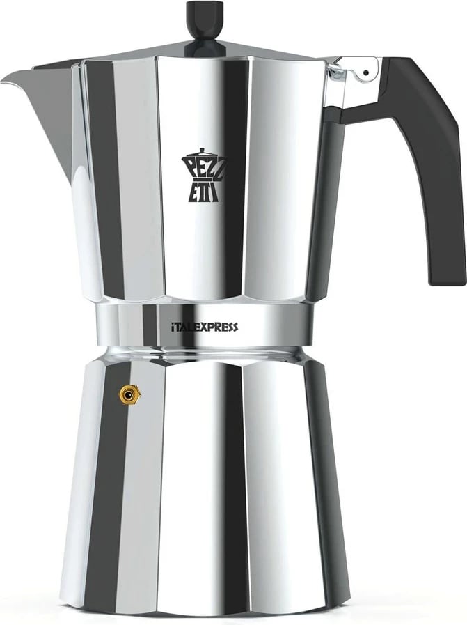 Moka pot Pezzetti Italexpress, 0.7L, 14 filxhanë, alumini