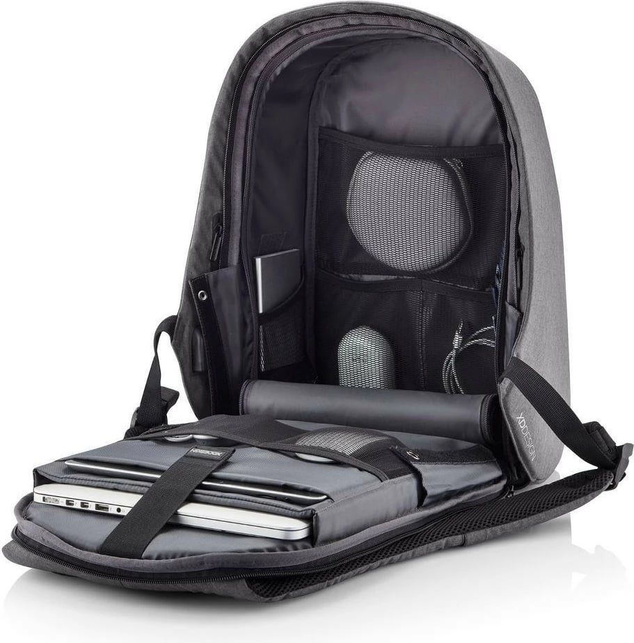 Çantë shpine XD DESIGN BOBBY HERO XL, 20L, për laptop 17", Gri