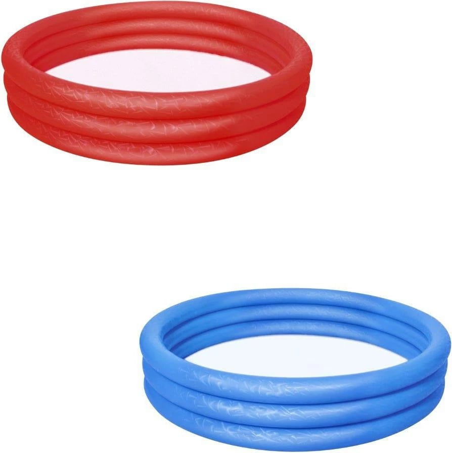 Pishinë e fryrë për fëmijë, Bestway, 183x33 cm, 480 L, PVC, e kuqe