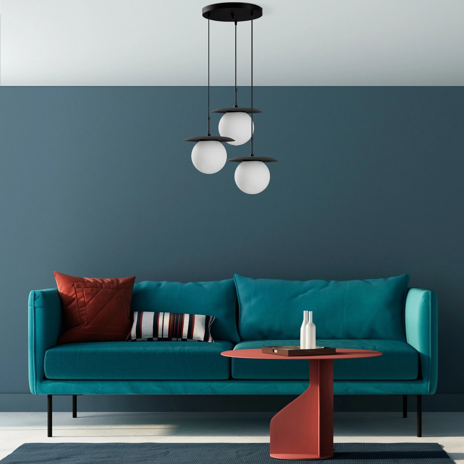 Llambë tavani Opviq, Anemon - 13832, ngjyrë e zezë