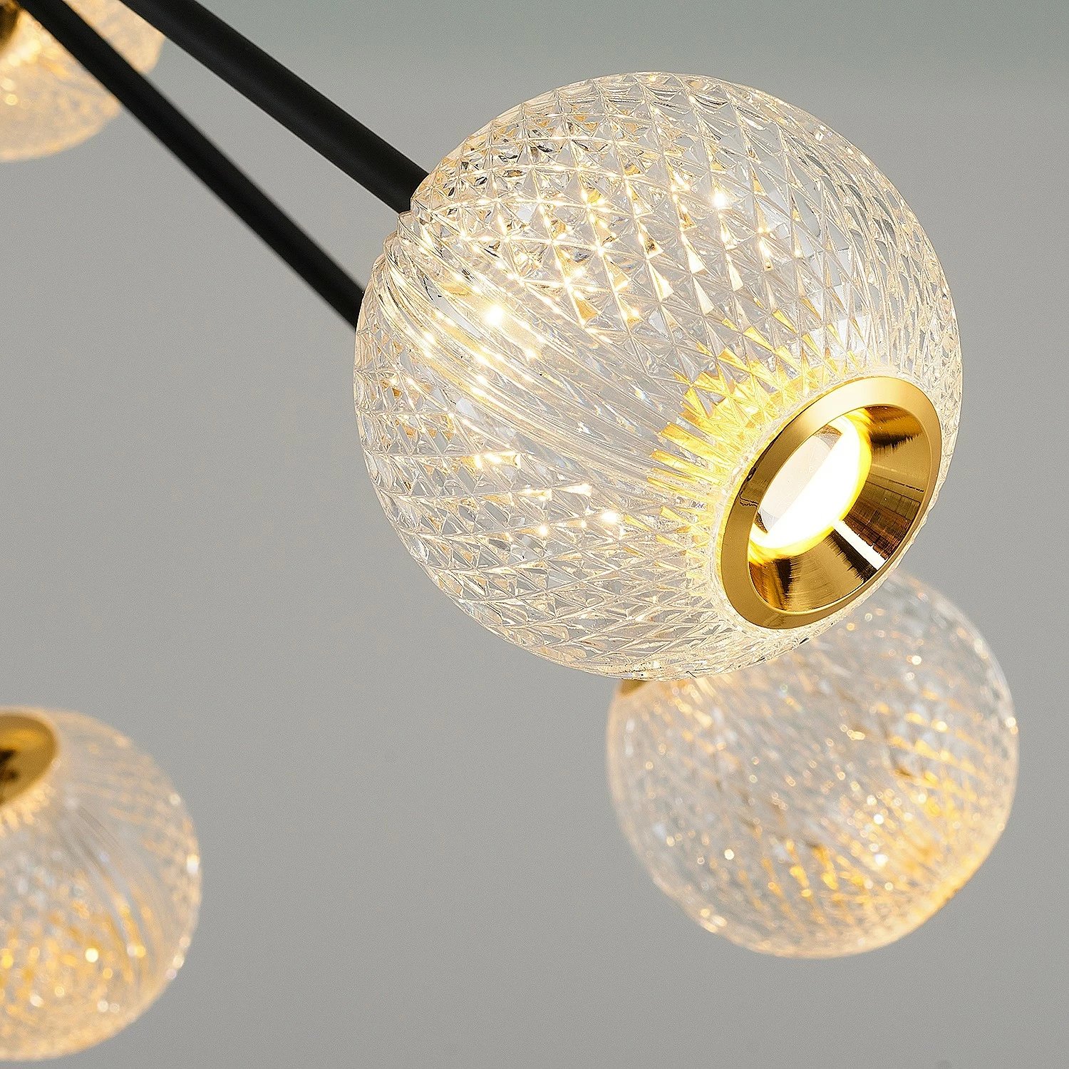 Llambë tavani Opviq, L1411, e zezë