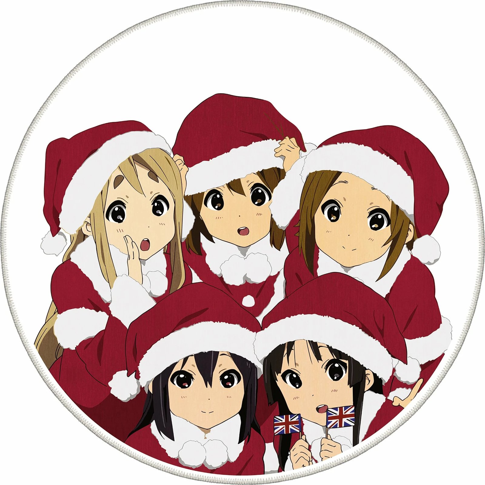 Qilim (70x70), Conceptum Hypnose, Woobtny0510, i bardhë, i kuq, dizajn festiv anime