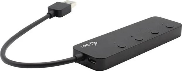Hub USB i-tec 3.0 Metal, 4 porty, gri