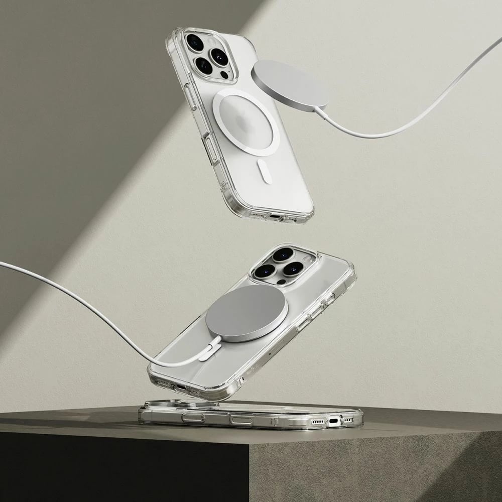 Mbështjellës Ringke Fusion MagSafe për iPhone 16 Pro Max, Transparent