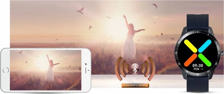 Smartwatch unisex G.ROSSI, zi e kaltër