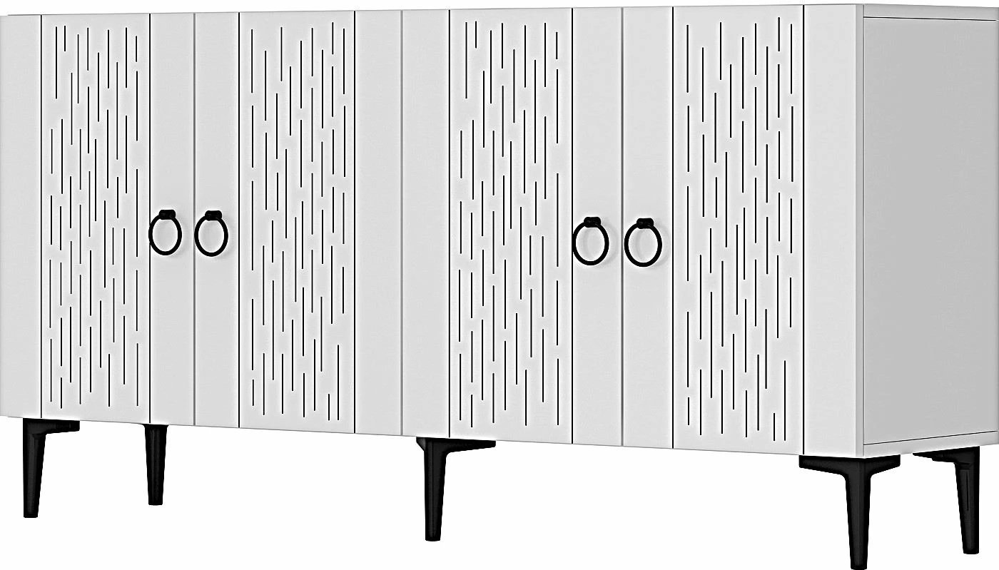 Konsolë Skye Decor, Rain 150, e bardhë