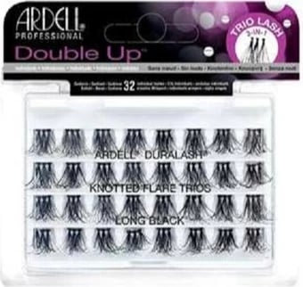 Tufë qerpikësh Ardell Double Up për femra të gjatë të zinj 32 copë