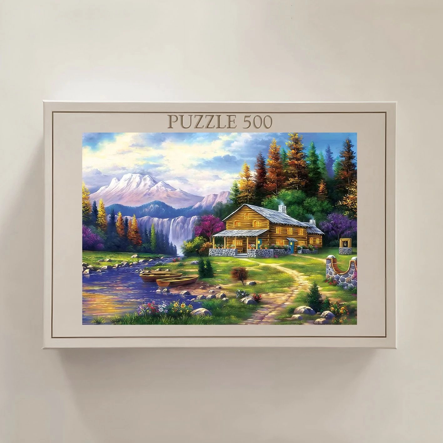 Puzzle 500 copë, Evila Originals, shumëngjyrësh, PZL_050_500