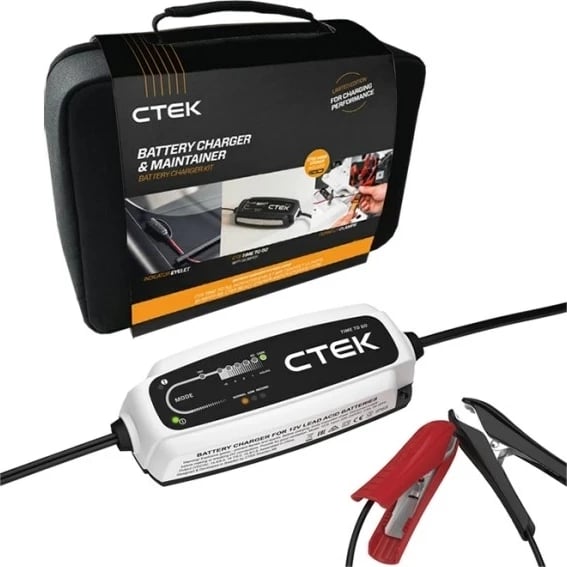 Karikues baterie CTEK CT5 Time to go, 12V, 5A, set