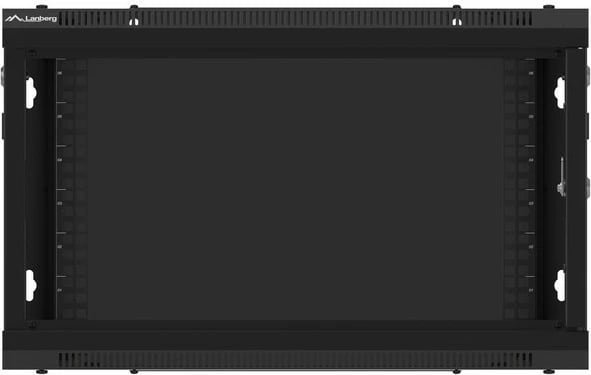 Kasë rrjeti Lanberg WF01-6406-00B, 6U, 600x450 mm, e zezë, për mur