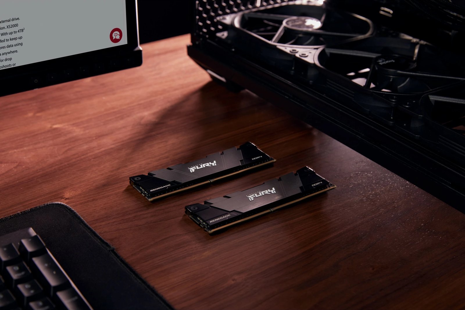 RAM Memorje Kingston FURY Renegade 16GB 5333MT/s DDR4 CL20, e zezë RAM Memorje Kingston FURY Renegade 16GB 5333MT/s DDR4 CL20, e zezë
