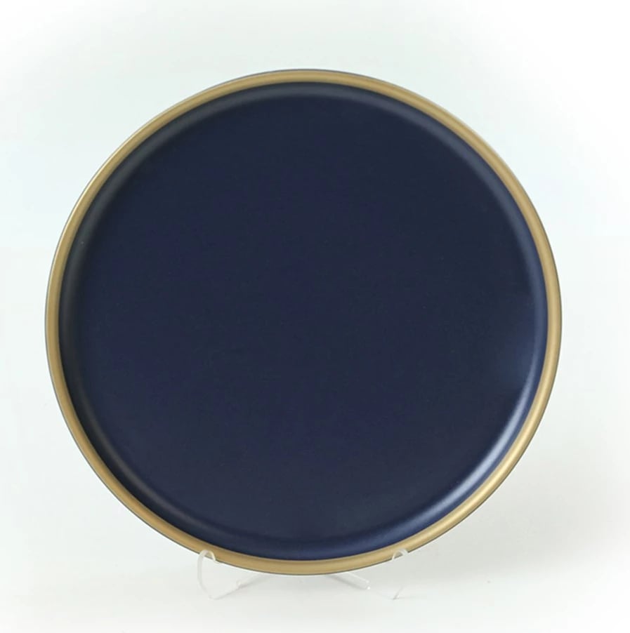 Set enësh darke prej qeramike (24 copë), Hermia Concept, TY039124F993A841700MAET000, ngjyrë kaltër e errët