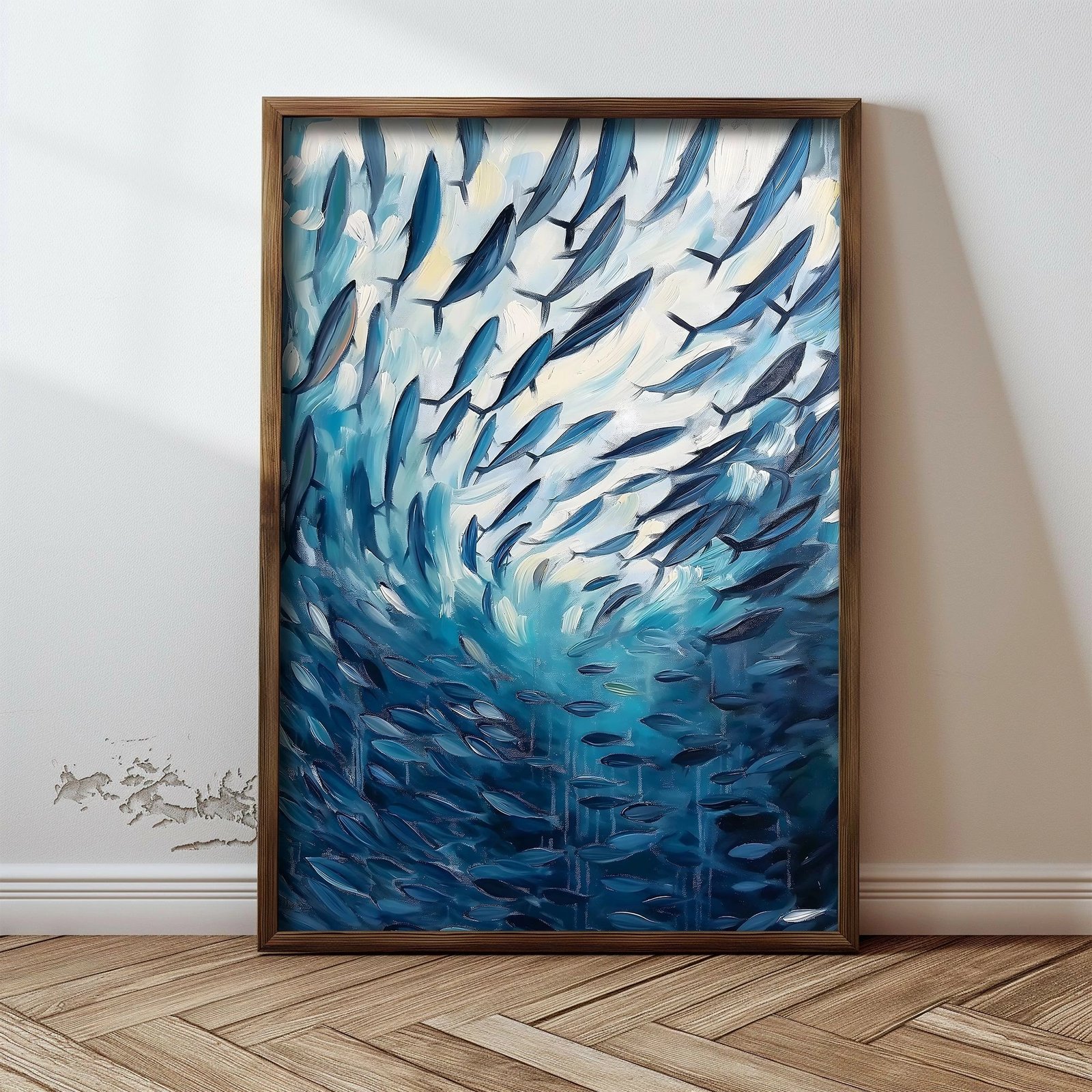 Pikturë dekorative me kornizë MDF, shumëngjyrëshe, GE250-L