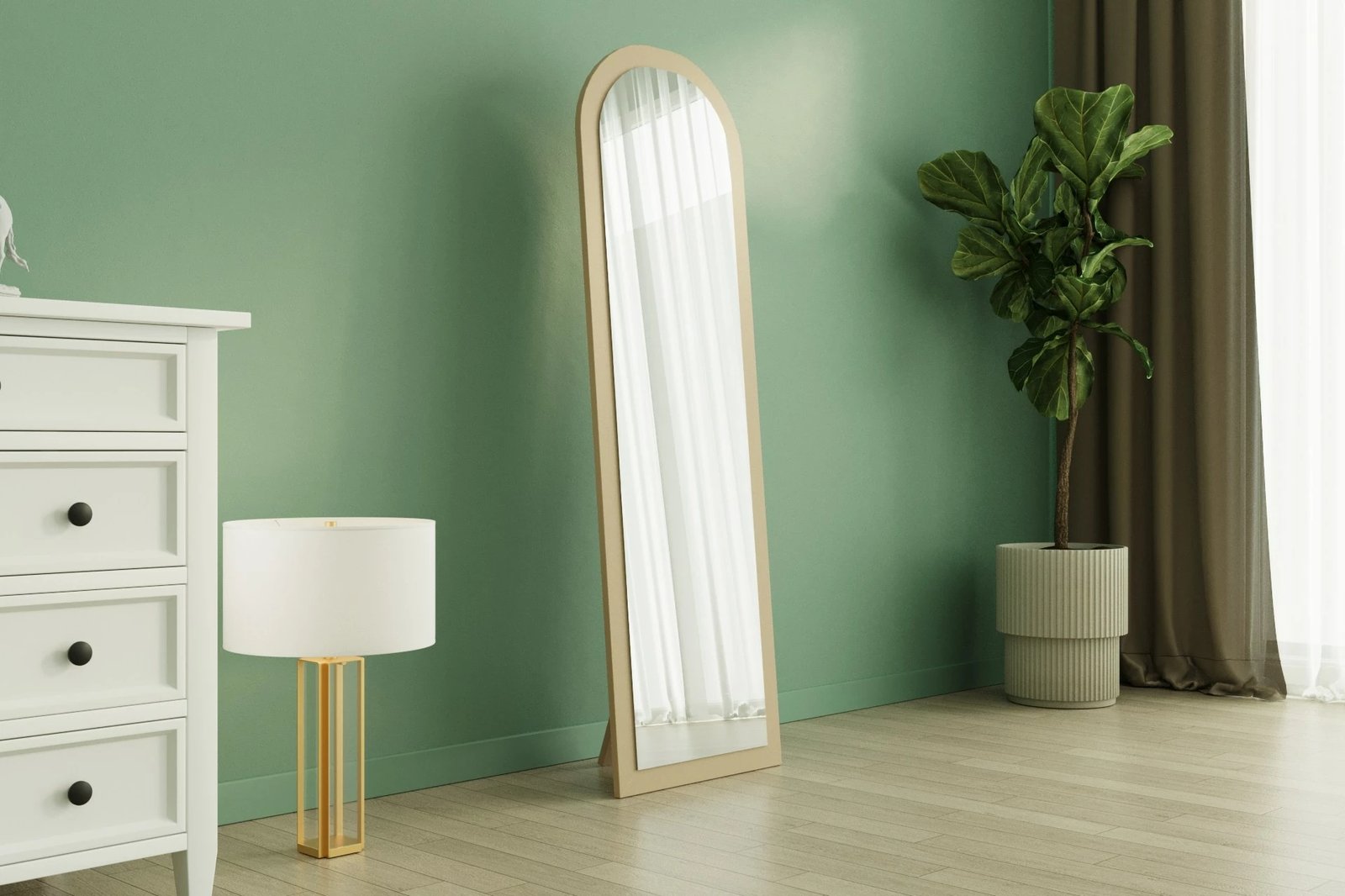 Pasqyrë Hanah Home, Emma, ngjyrë rëre