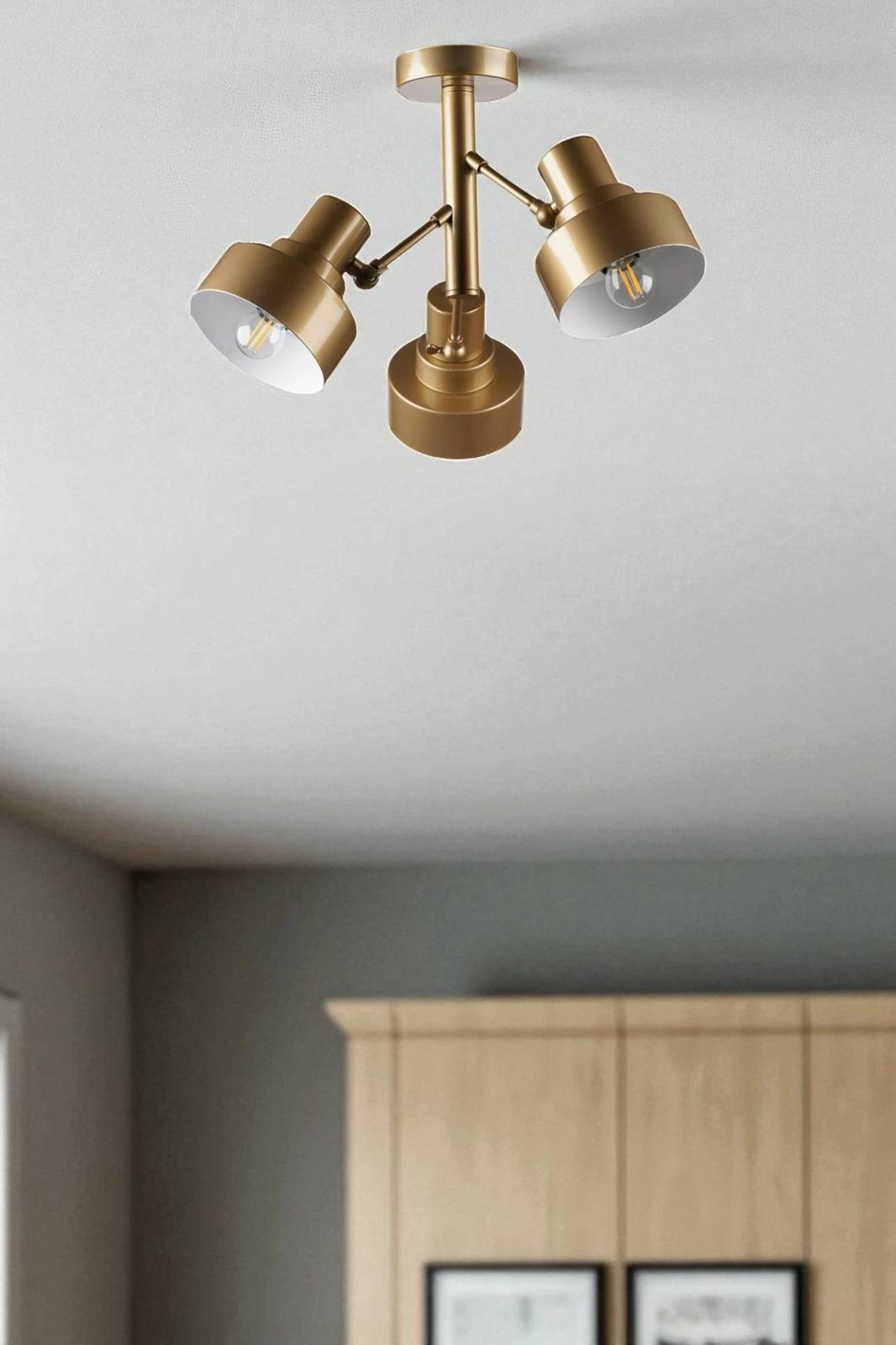 Llambë tavani Opviq, ngjyrë ari, 8993-2