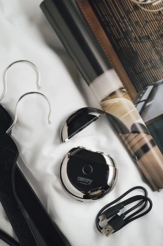 Makinë rroje udhëtimi, Adler, CR 2938, pa kabllo, 2 koka, USB-C, 250mAh, me kabllo karikimi