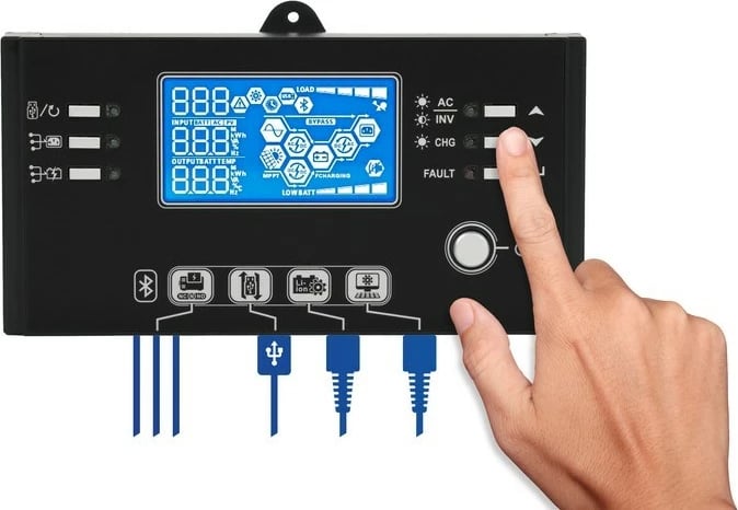 Set i pajisjeve solare Azo Digital, ESB-10kW-48, MPPT, 10xPV 