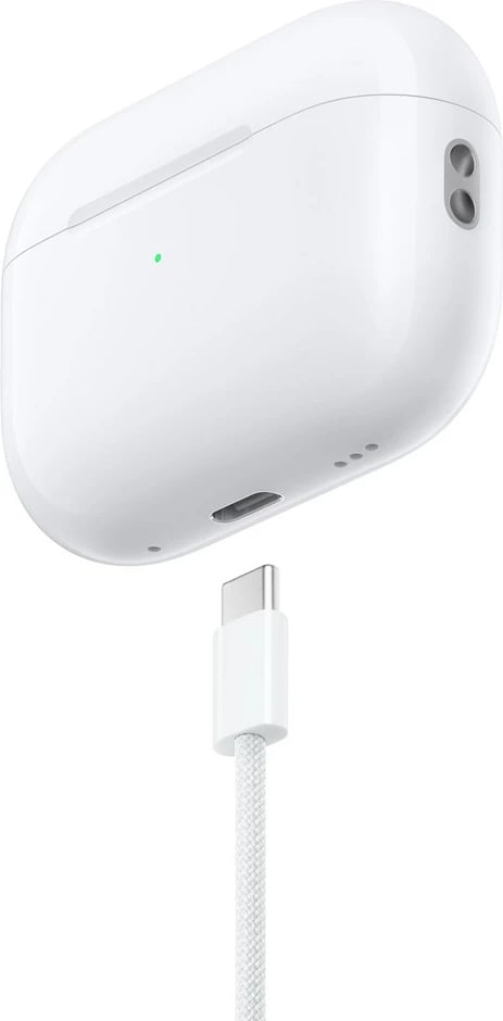 Kufje Apple AirPods Pro (2nd generation) me MagSafe Case, USB-C, Bardhë
