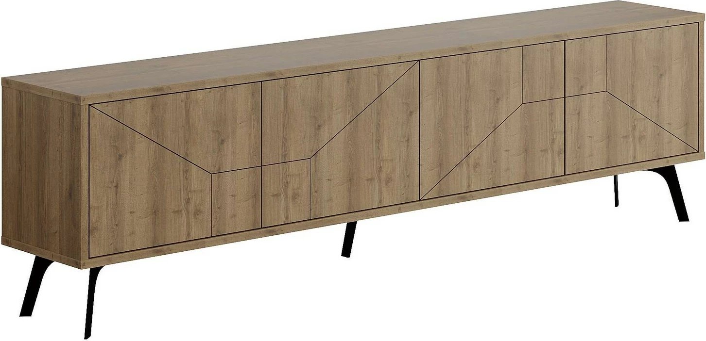 Komodë TV Skye Decor, ngjyrë Hitit, Dune