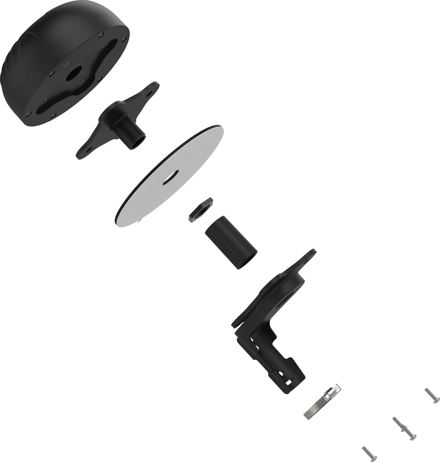 Antena Poynting 5G/LTE A-MIMO-0004-V1-04-B, SMA (M), 3.5~6dBi, 2M, e zezë