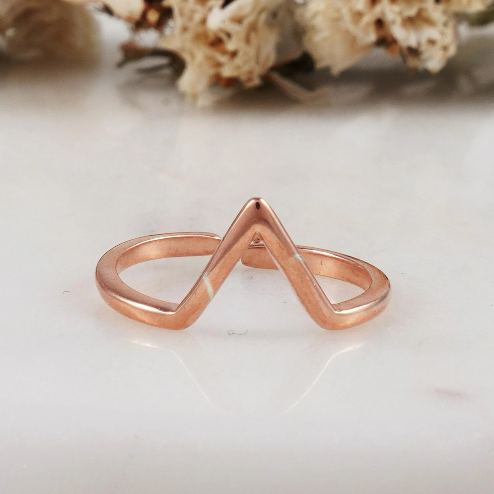 Unazë argjendi Jumeon, ngjyrë ari rozë, 11685ROS