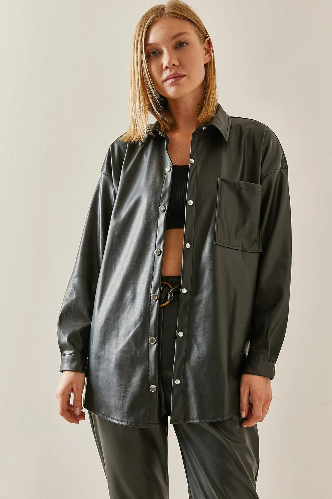 Këmishë e zezë për gra, Jumeon, 3YXK2-47474