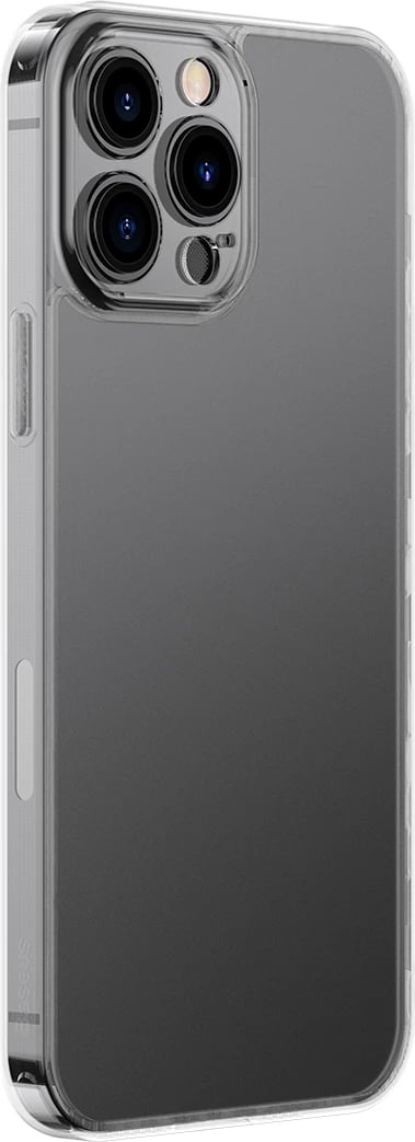 Mbështjellës Baseus Frosted Glass Case për iPhone 13 Pro, Transparent Mbështjellës Baseus Frosted Glass Case për iPhone 13 Pro, Transparent