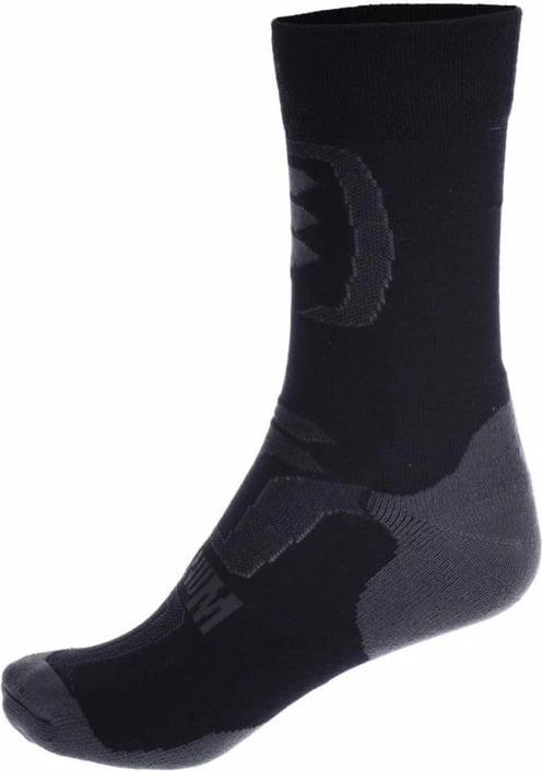 Çorape të mesme Magnum unisex, të zeza/gri