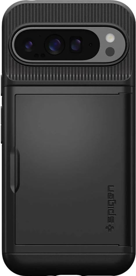 Mbështjellës SPIGEN Slim Armor CS Google Pixel 9 PRO XL, i zi