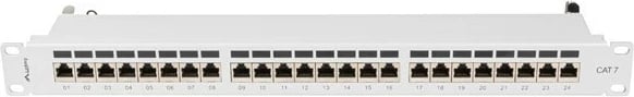 Patch panel Lanberg PPS7-1024-S, 1U, Cat7, F/UTP, Gri