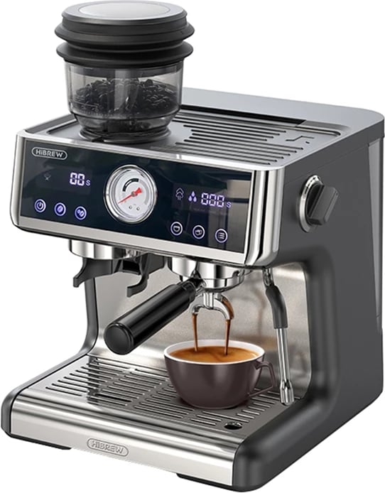 Aparat ekspresi HiBREW H7A Plus, 2.8L, mulli i integruar, 20 bar, gri