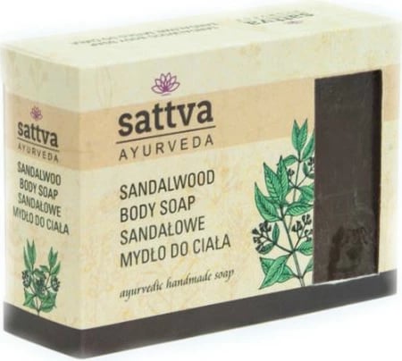 Sapun trupi për femra Sattva Indian Glycerin Soap Sandalwood, 125g