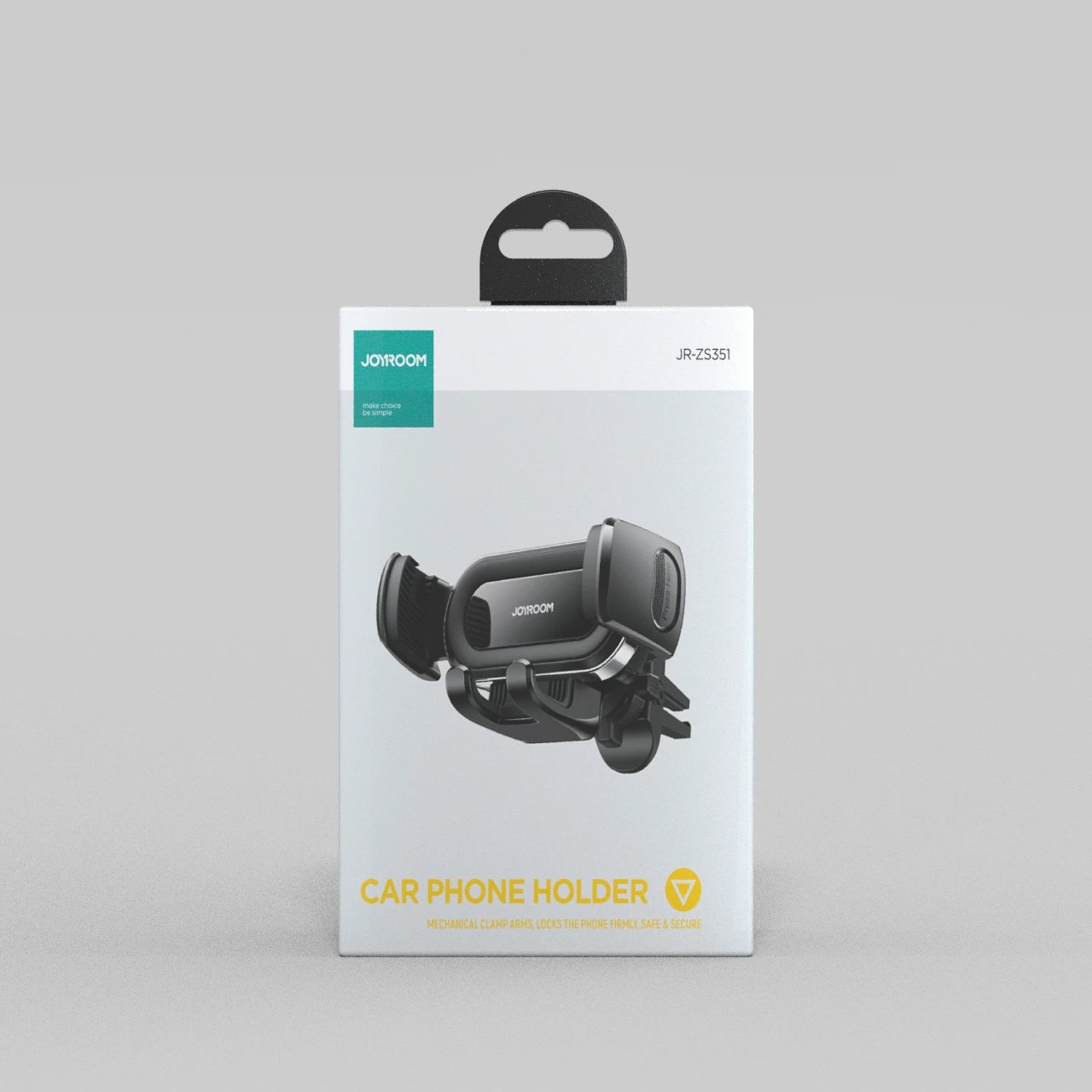 Mbajtës telefoni Joyroom JR-ZS351 për grilë ajri, argjend