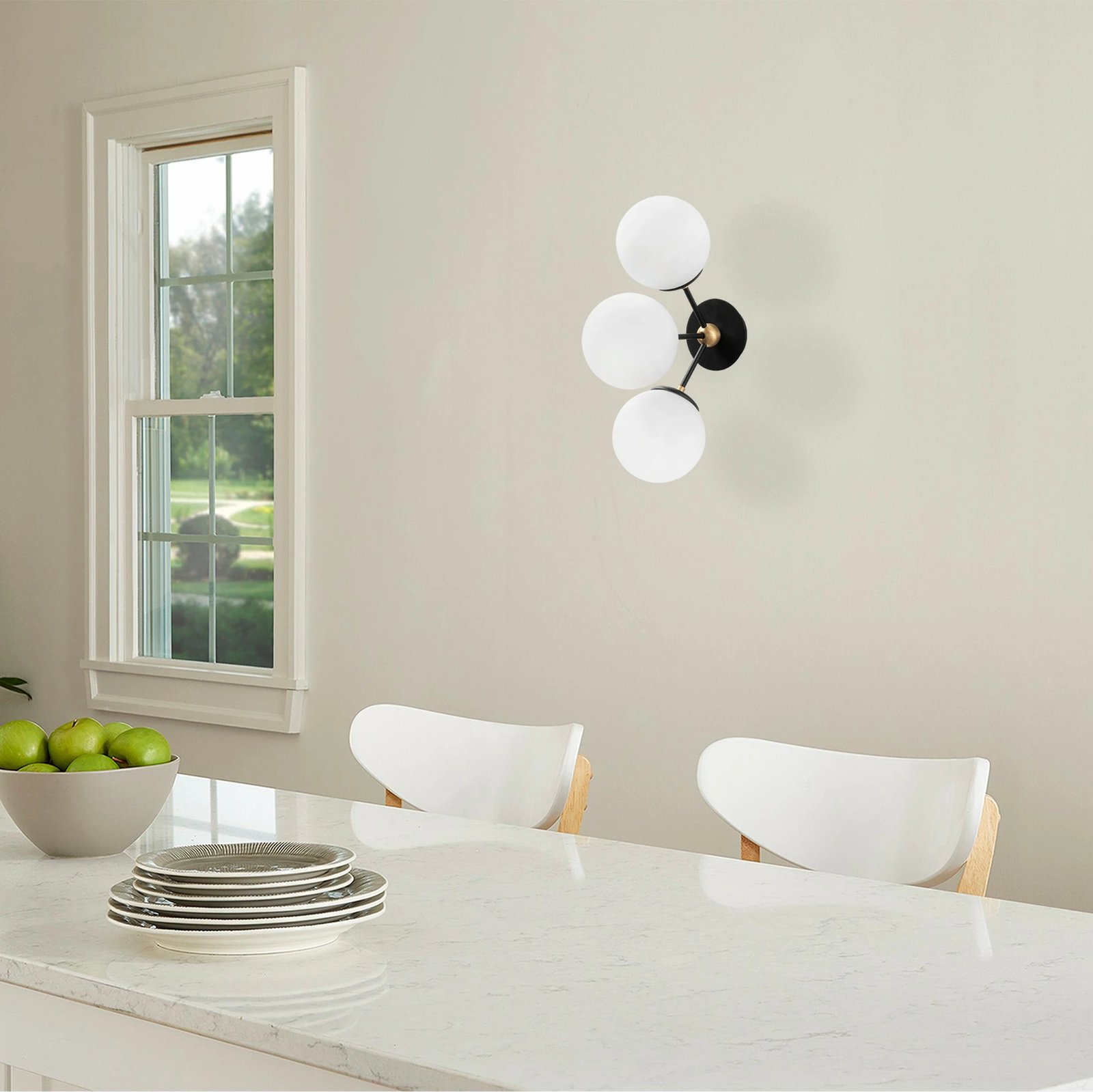 Llambë muri Opviq, Gondol - 3021, e zezë dhe e bardhë