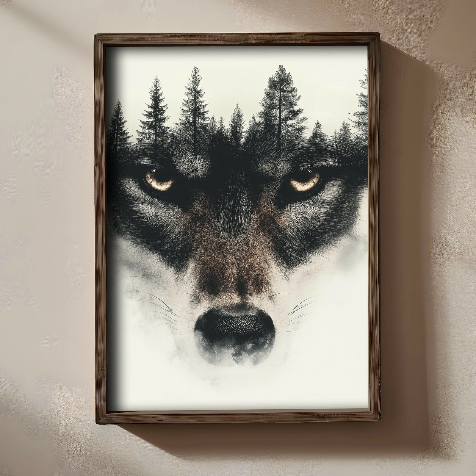 Pikturë dekorative me kornizë MDF, shumëngjyrëshe, Wallity TUN040-L