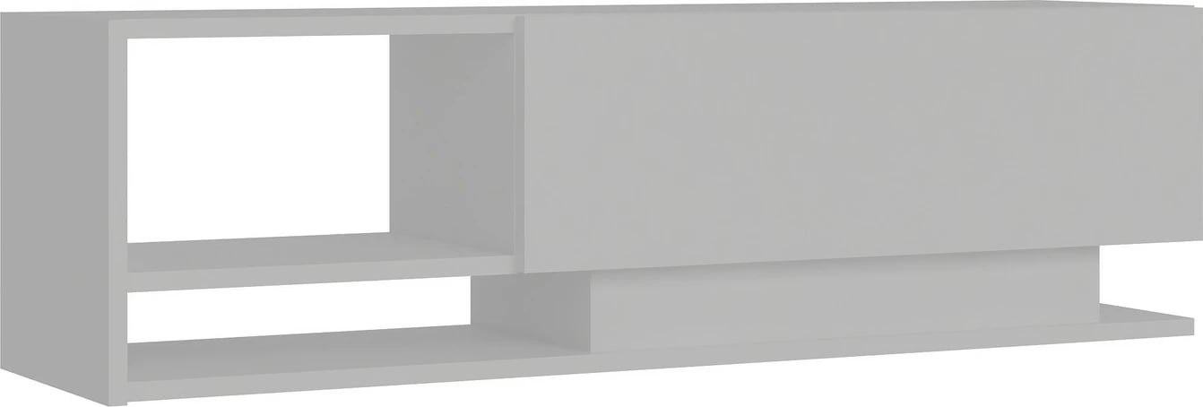 Komodë TV Hanah Home, Damla, ngjyrë e bardhë