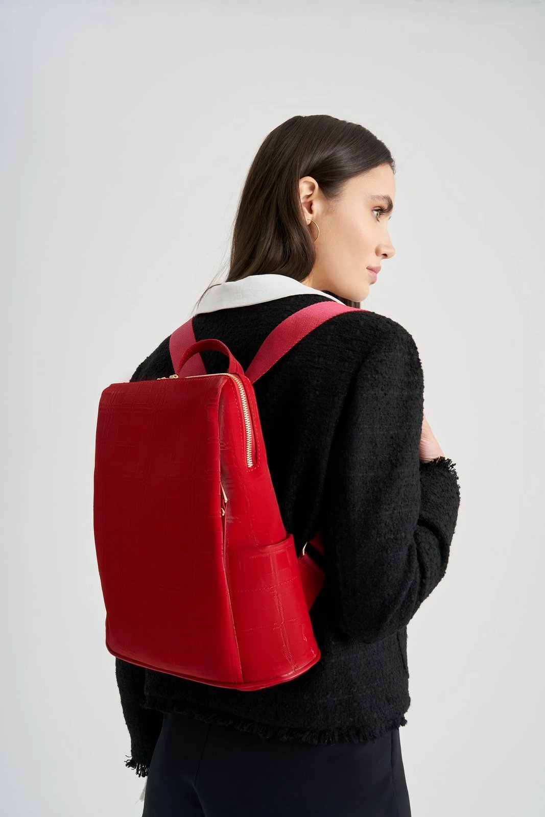 Çantë shpine Lucky Bees, e kuqe, 1217